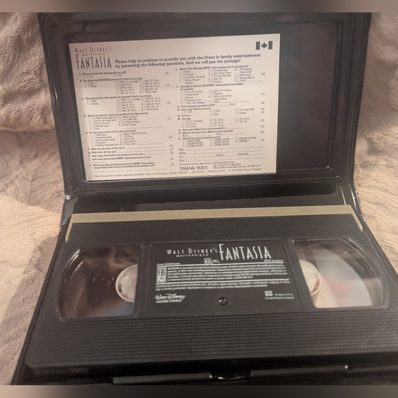 2 For $14 Walt Disney's Fantasia VHS - Picture 7 of 7